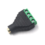 1-10PCS 3.5mm 2.5mm 2/3/4 Pole Male Plug / Female Socket To Screw Terminal Connector Mono/Stereo 1/8 Inch Headphone Audio Jack