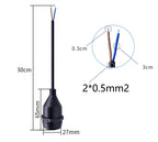 6pcs 12/20/30/50/100/200cm LED CFL Light String Flame Retard Durable Safe Waterproof E26 E27 Lamp Bulb Holder Socket