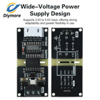DC 3-5.5V Industrial-Grade Isolated TTL to RS485 Converter Module Automatic Data Flow Control for RS485 to TTL Signal Conversion