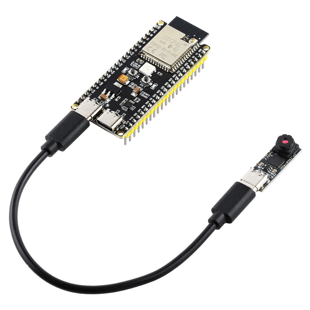 New ESP32-S3 N16R8 Development Board with USB Camera Module Kit 720P 1280*720 1MP 65 Degrees for Android Win 10 11 ESP32S3 IOT