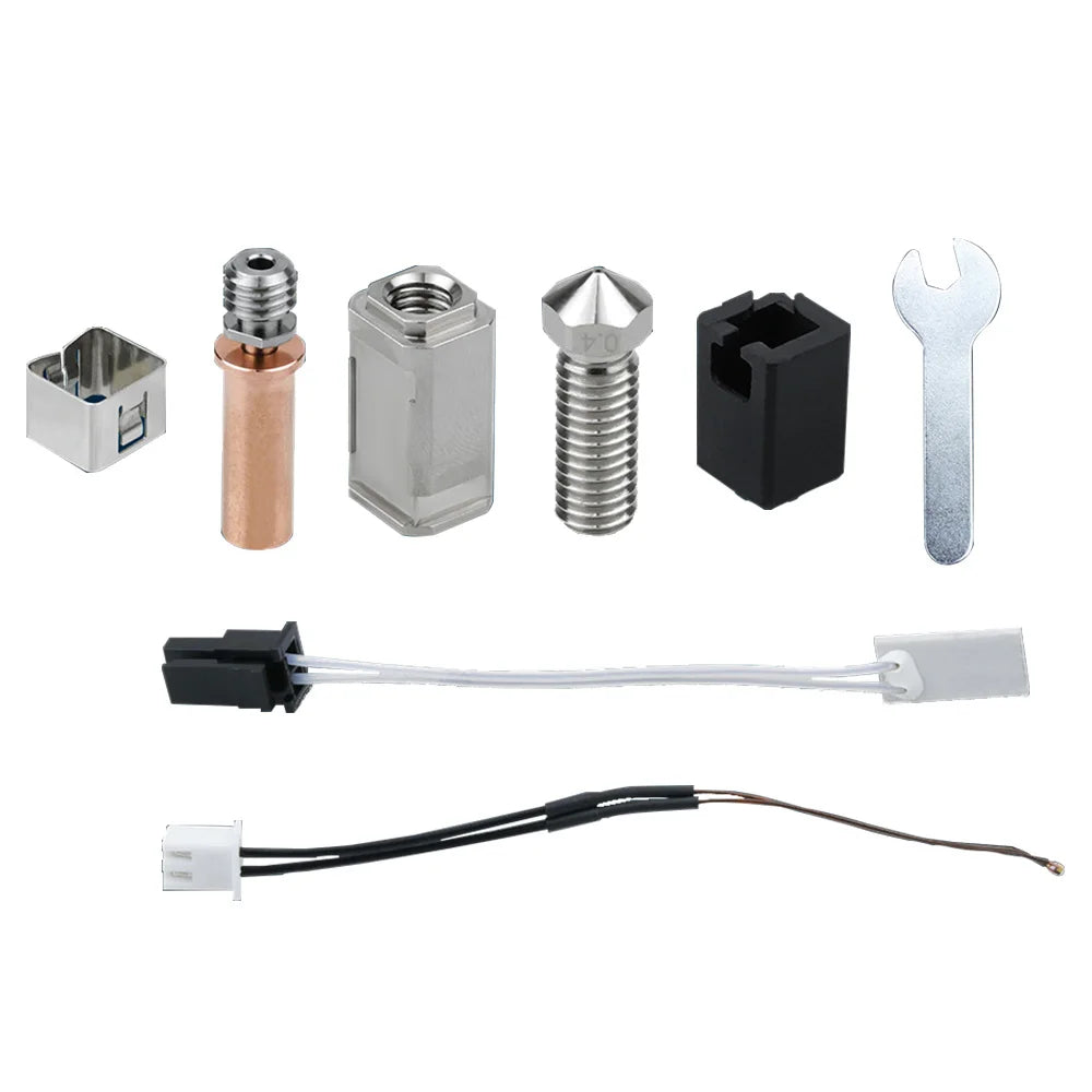 Upgrade Hotend Kit for Anycubic Kobra2 Thermistor Heater Cartridge 0.4mm Print Hot End for Kobra 2 Plus/Neo/Kobra 2 3D Printer