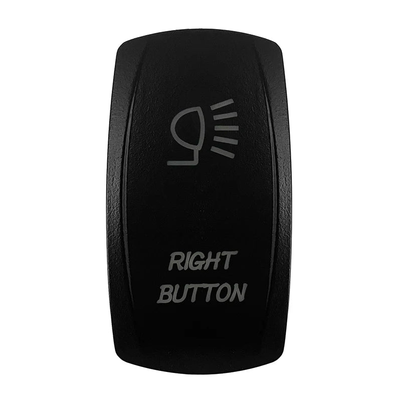 CUSTOM Dual RED Led Laser Etched Rocker Switch ON-OFF ON-OFF-ON (SPST DPDT) for ARB/Carling/NARVA 4x4 Caravan Accessories SUV