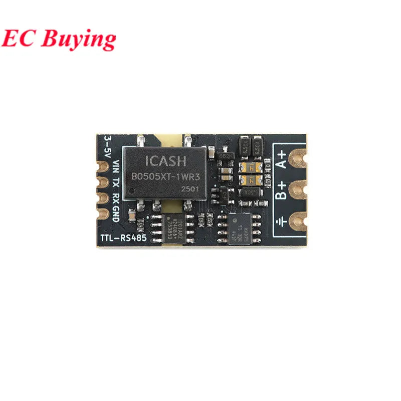 10Pcs/1pc Isolated TTL to RS485 Level Board Module Serial Automatic Reverse High Speed 2Mbps Half-duplex Communication Isolation
