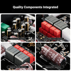 Fosi Audio V3 Stereo Power Amplifier 300W X2 TPA3255 Class D Mini Speaker Amp 2 Channel Audio Amplifier for Passive Bookshelf