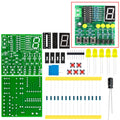 DIY Soldering Practice Training Module 7 Segment Display Decoder Circuit Board for Student Electronic Learning