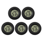 Mini Hygrometer Thermometer Fahrenheit or Celsius Meter Digital LCD Monitor Indoor Room Round Humidity Temperature Gauge