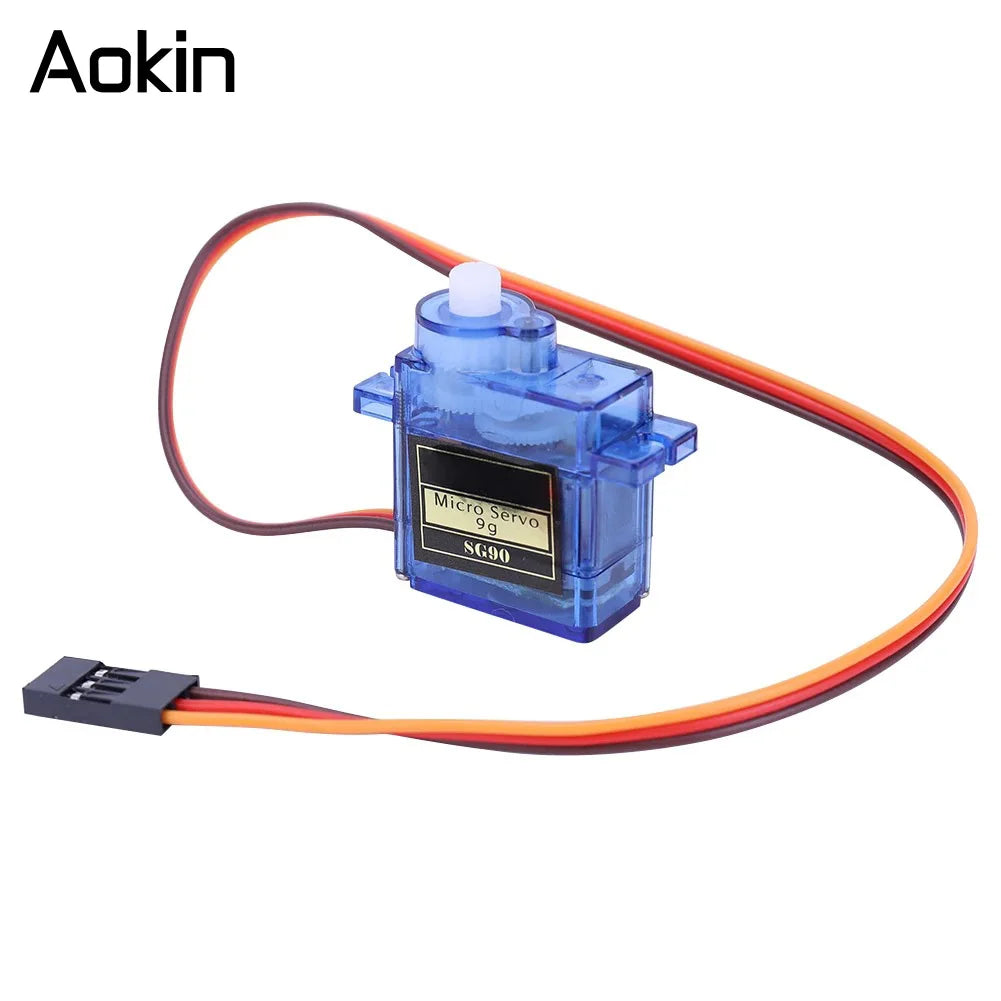1/5/10 PCS SG90 9G Micro Servo Motor Control for RC Robot Arm Servomotor Toy Airplane Helicopter Aircraft Models 180°