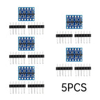 1-20PCS 4MOS Transistor Level Conversion Module 3V and 5V 4 Channel Logic Level Shifter Bi-Directional High Speed IIC UART SPI