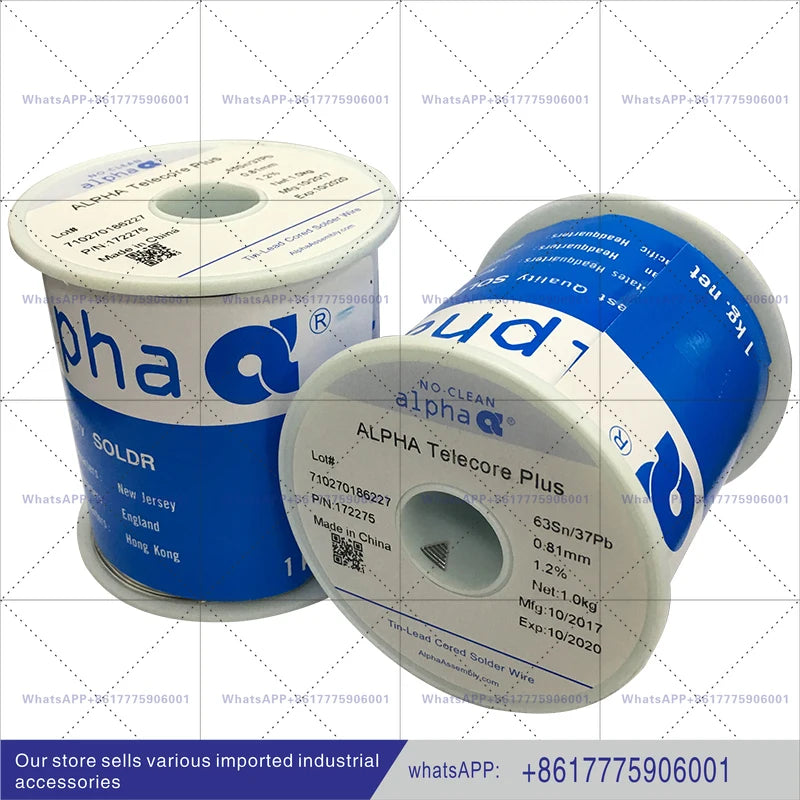 ALPHA Solder Wire Original 63/37 0.51-0.64-0.81-1.02mm