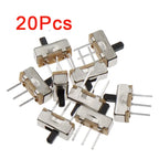 20PCS Toggle Switch SS12D00 DIP Slide Switch 3Pins SS12D00G3 The Power Switch Hand Shank