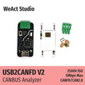 WeAct USB to CAN Module V2 USB to CANFD CANBUS Analyzer Debugger SLCAN Cangaroo