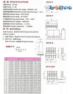 100PCS KF2510 Cold-Pressed Terminal 2.54MM Spacing Connect Reed Terminal Copper Line Pressing Female Terminal Reeds