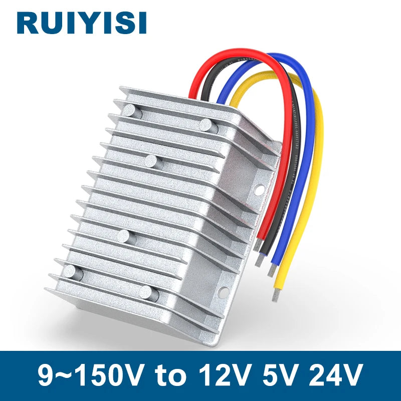 RUIYISI DC Isolated Power Converter 12V to 12V Voltage Regulator 130V120V90V80V72V60V36V48V24V to 24V 5V Voltage Regulator Modul