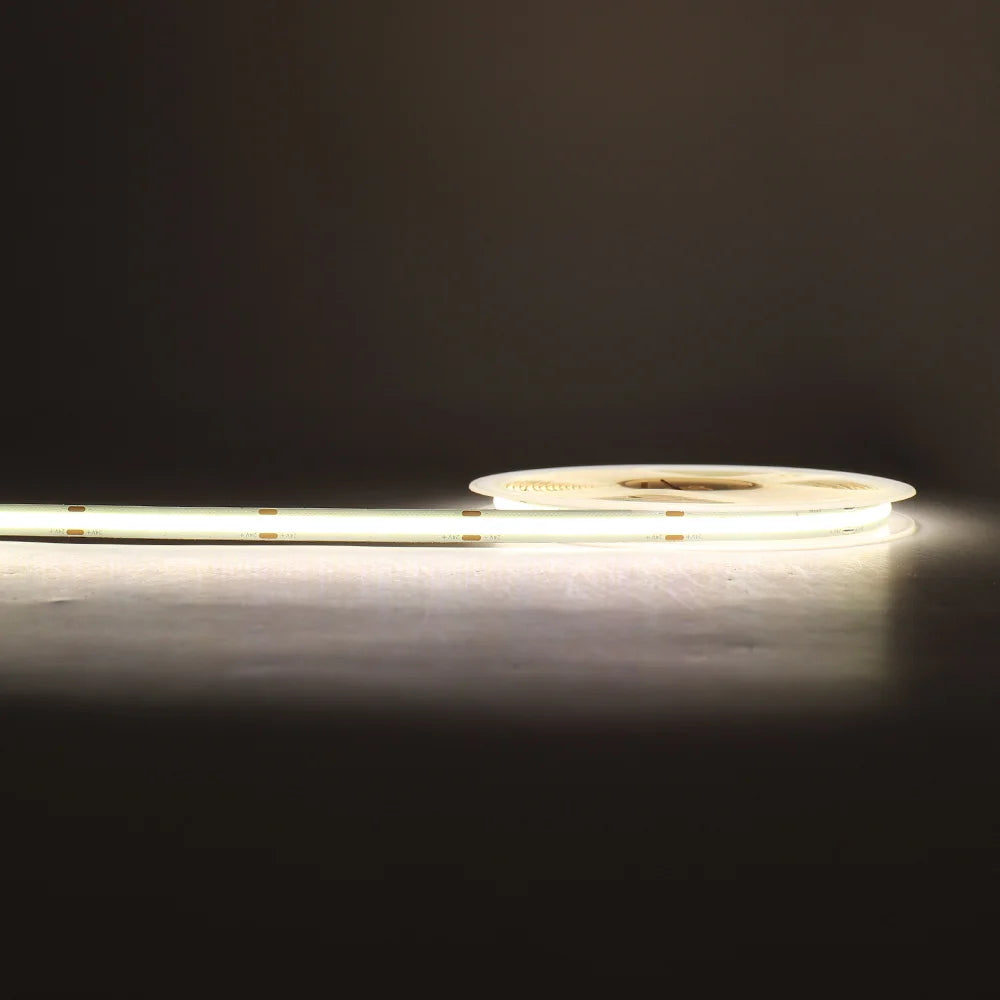 COB LED Strip Light 12V 24V 3mm 5mm 8mm 10mm PCB LED Strip Ice Blue/Green/Red/Yellow/2700K/3000K/4000K/6000K COB LED Tape Decor