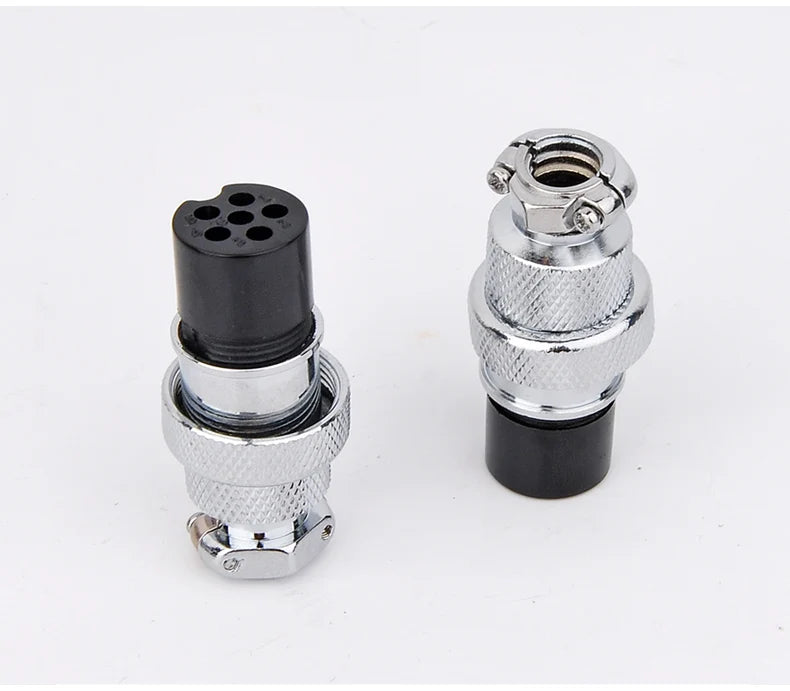 10PCS Aviation Plug Socket Panle Circular Connector with Cover M19 GX20 20mm 2 3 4 5 6 7 8 10 12 Pins
