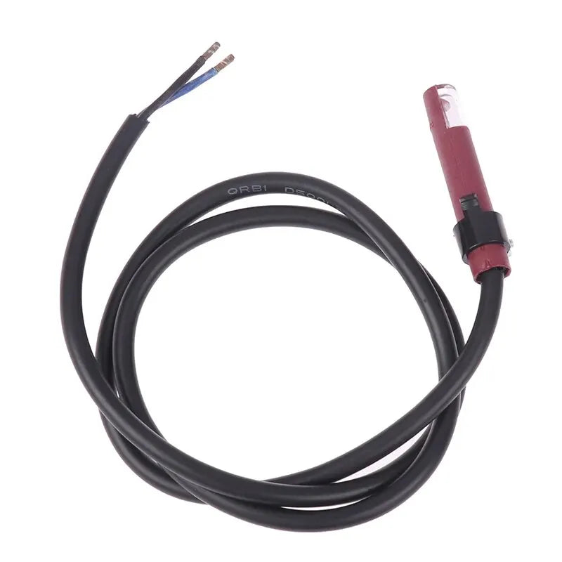 5cm QRB1 Flame Detector Photosensitive Electric Eye Burner Detection Photoresistor Red QRB1 Photocell For Burner Waste Oil