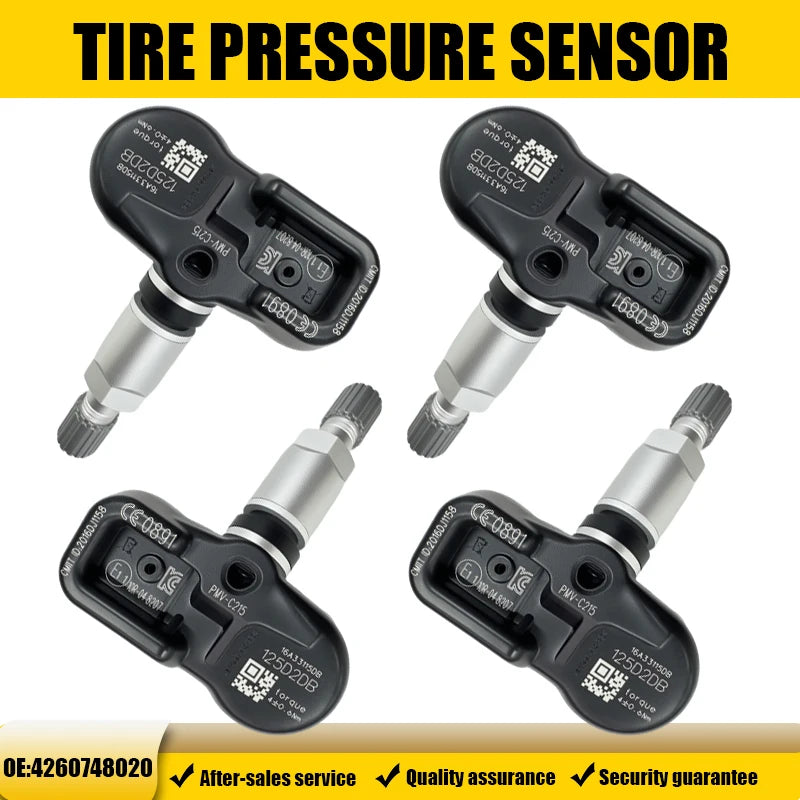 1/4PCS PMV-C215 433MHz Tire Pressure Monitoring Sensor TPMS For Toyota Corolla RAV4 C-HR Camry Lexus Compatible With 4260748020
