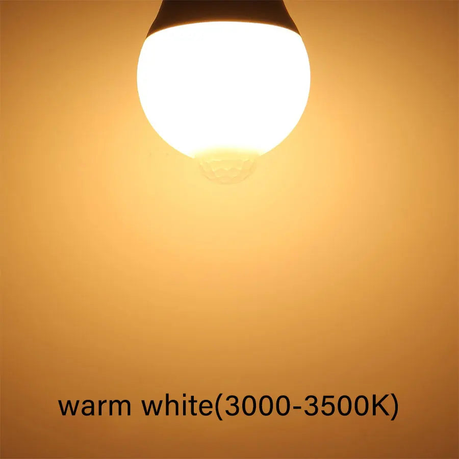 AC 85-265V 12W 15W 18W 20W B22 E27 Motion Sensor LED Light Bulb Human Infrared Sensing LED Lamp Auto ON/OFF Night Light for Home