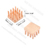 WE DO HEATSINK Small Tiny Useful Pure Copper Heat Sink Without or With Thermal Pad For Raspberry Pi Banana Pi IC Chipset Package