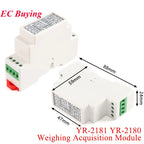 YR-2181 2180 Guide Rail Electronic Scale Weigh Signal Pressure Sensor Conversion Acquisition RS485 Interface Modbus Rtu Protocol