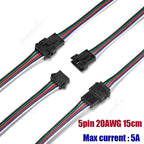 2 3 4 5 6 Pin JST SM LED Connector Cable 3A 5A Male Female Plug Wire Connector For Pixel Light WS2812 Led Strips Driver Battery