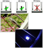 2/4Pcs Car Hub Ambient Light Bicycle LED Tire Lights Universal Car Neon Lamp Valve Cover Lights Tire Colorful Flashing BulbDecor