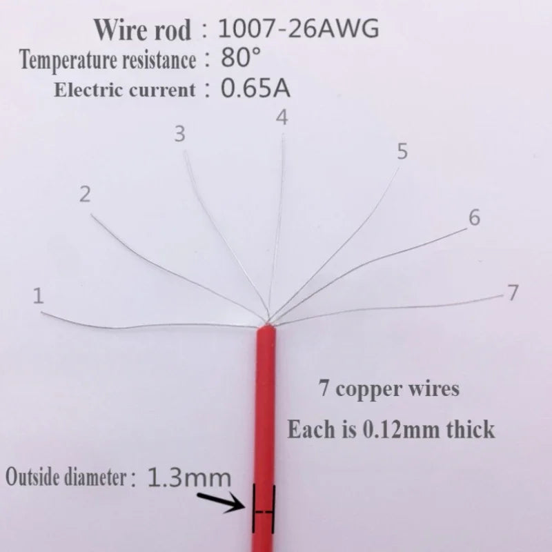2.54MM Double Row DUPONT LINE Connector Plug With Wire Jumper Cable 30CM 26AWG 2*2/3/4/5/6/7/8/10 PIN Female Single/Double Head