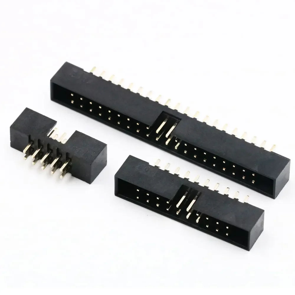 10PCS FC 6Pin/8/10Pin/14/16Pin/20/26/30/34/40/50Pin 2.0mm Pitch Female IDC Socket Connector Ribbon Cable DC3 Header Male Socket
