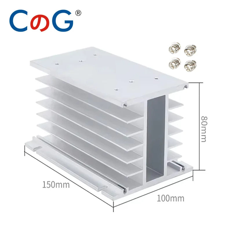CG 3 Phase 10A 25A 40A DA 60A 80A 100A 150 200A Three Phase SSR 3-32V DC Control 24-480V AC Solid State Relay SSR AC Three DC-AC