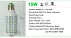 12-60v led corn bulbs smd 5730 12v 24v 36v 48v 60v LED corn light 7w 10w 15w 18w 25w 30W E27 B22 warm/cool white