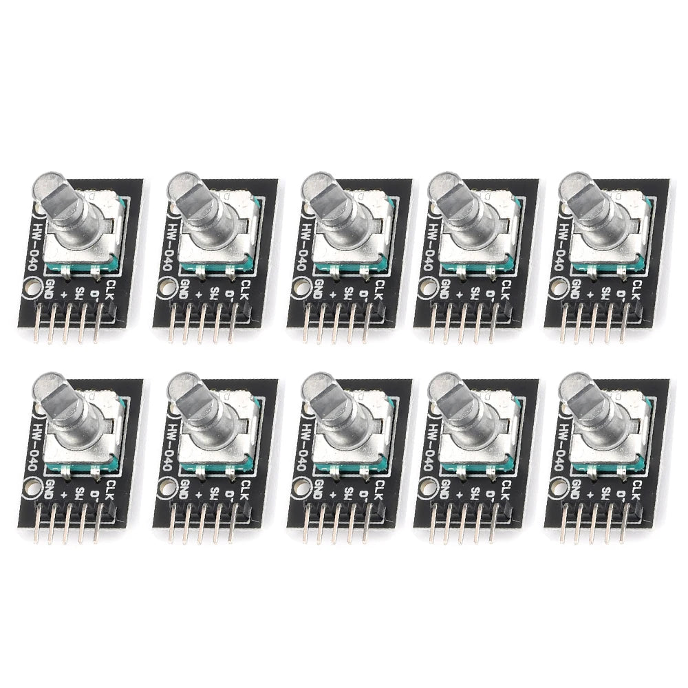 1-10PCS 360 Degrees Rotary Encoder Module For Arduino Brick Sensor Switch Development Board HW-040 With Pins