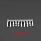10Pcs UK2.5 Terminal Block UK2.5B Screw Connection Connect Strip 2.5B 2.5mm² Cable Electrical Din Rail Wire Connector