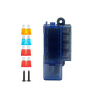 4/6/8 Ways Circuit Fuse Block #5045 ST Blade Fuse Box with Cover for Car Boat Marine