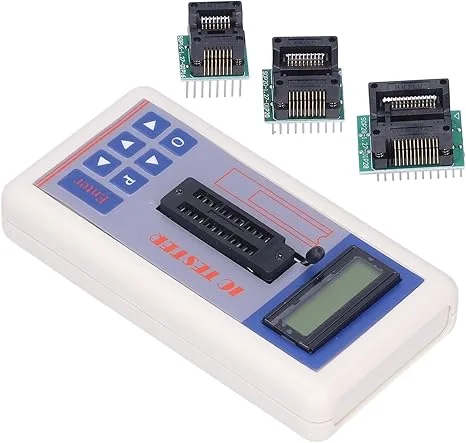 TSH‑06F Integrated Circuit Tester IC Transistor Meter with 5V 3.3V AUTO Modes Transistor Tester for Microelectronics Engineers