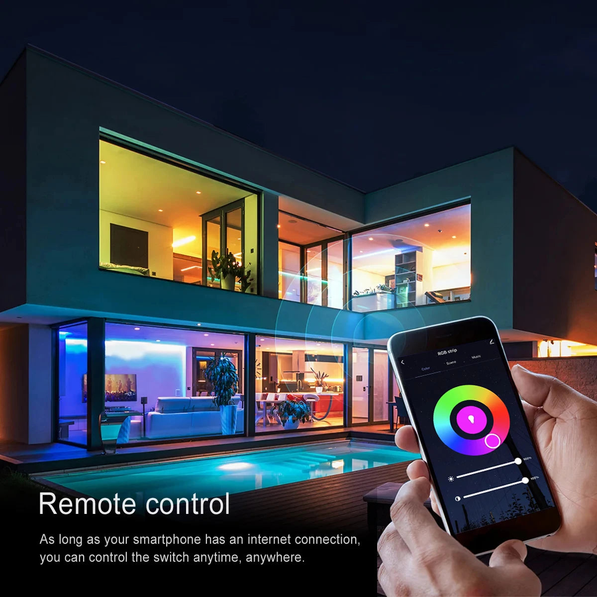 Tuya Smart Controller WIFI Led Controller 4pin/DC LED Strip Light Dimmable LED Dimmmer For 12V 5050 2835 Cob Neon Tape