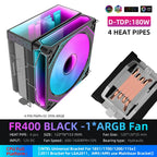 Metalfish CPU Air Cooler 4 6 Heat Pipe PC Radiator Cooling ARGB PWM 12cm Fan For 1851/1700/1200/115X/AM5/AM4/2011/X79/X99