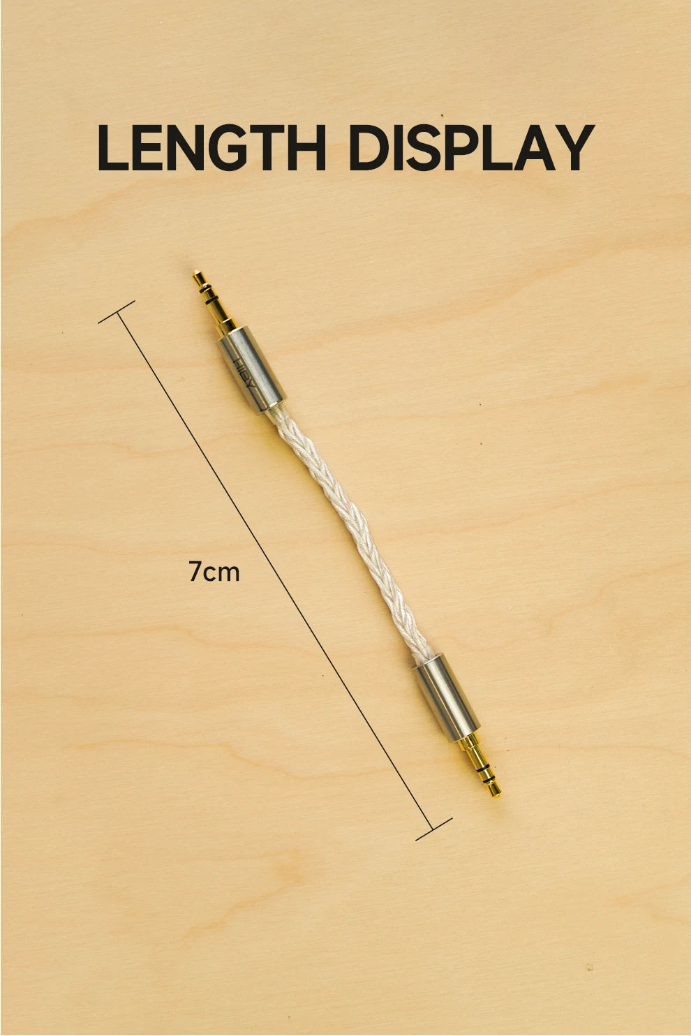 HiBy AUX HiFi Audio Cable Male Gold-plated Copper Jack 3.5mm / 4.4mm for R2 R3 R5 R6 R8 MP3 Music Player Dock Car Speaker