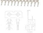 20PCS JST GH1.25 Connector with lock GH 1.25mm Socket Pin Header Vertical Horizontal Housing terminal 2 3 4 5 6 10 12 pin