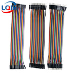 40-120PCS Dupont Line 10/15/20CM 30CM 40Pin Male to Male + Male to Female Female to Female Jumper Wire Dupont Cable for DIY KIT