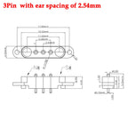 1sets 2A 2Pin DC Magnetic Pogo Pin Connector 2 Pin Pogopin Male Female Spring Loaded DC Power Socket Pitch 2.80mm