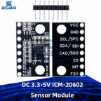 DC 3.3–5V ICM-20602 Sensor Module – High-Precision, Low-Noise Six-Axis Gyroscope and Accelerometer Module Compatible