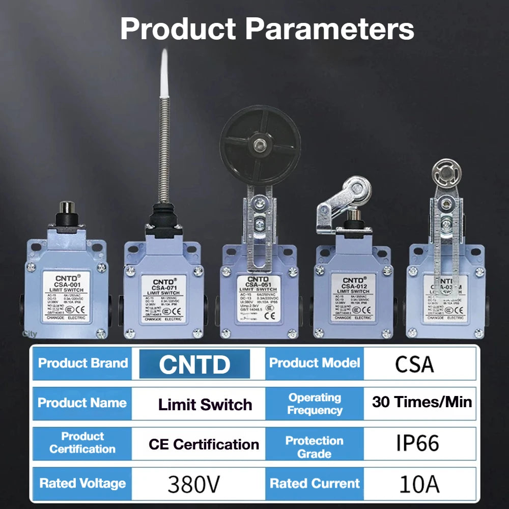 CNTD Limit Switch Micro Switch CSA-001 CSA-003 CSA-012 CSA-031 CSA-021 CSA-061 CSA-071 Waterproof Motion Sensor CSA-081 CSA-041