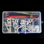 JST 1.25mm Pitch Pre-Crimped Silicone Wire Kit | 28AWG Soft Cable Male/Female Connector | 2-10 Pin DIY Electronic Harness