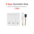 WS2811 Horse Race Running Water Led Strip 24V COB 360LEDs/M SMD 120LEDs/M Touch Controller Sync Controller 1to4 1to8 Sequential