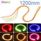 30mm~1200mm Long Flexible COB LED Filament for DIY Lamp Parts DC 3V/9V12V/24V Diode Pink Warm White Cool Red Blue Green Purple