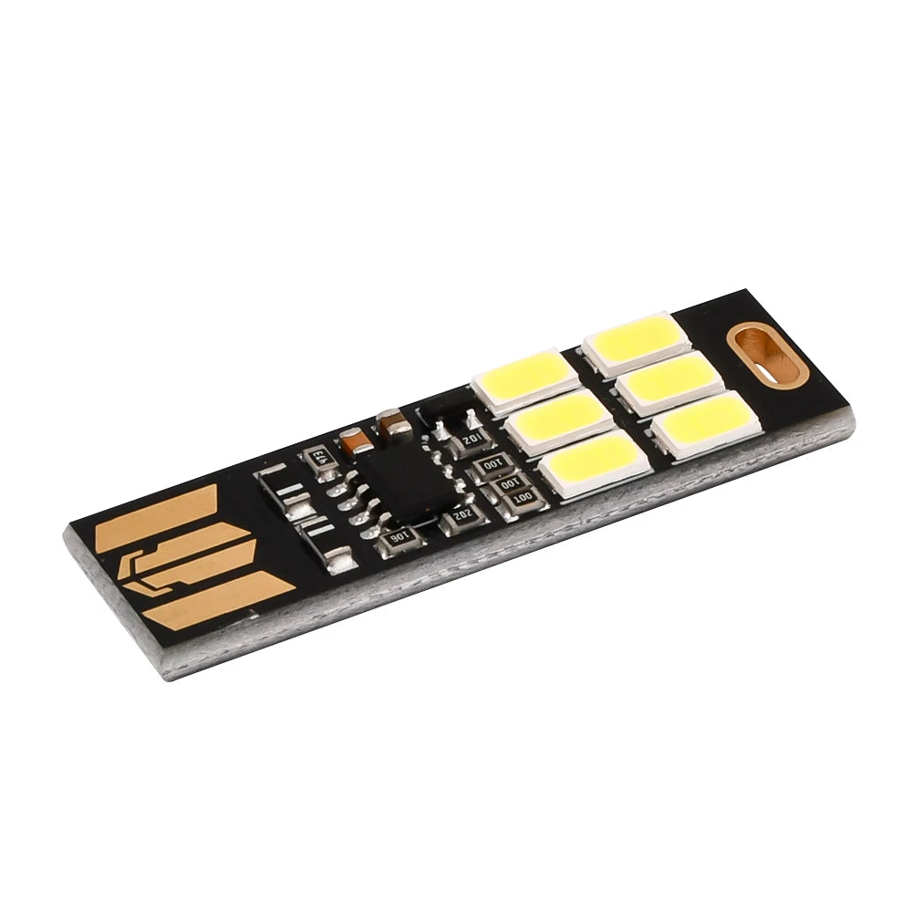 10/5/1PCS Mini 5730 USB Night Light 6 LED Light 5V Touch Sensor Dimmable for Power Bank Computer Laptop Book Reading Table Lamp