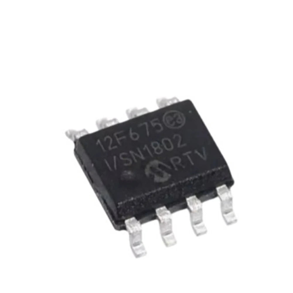 1~100Pcs PIC12F675-I/SN Sop8 Package 8 Bit Flash Memory Pic Microcontroller Integrated Circuit Chip For Electronic Diy Circuit