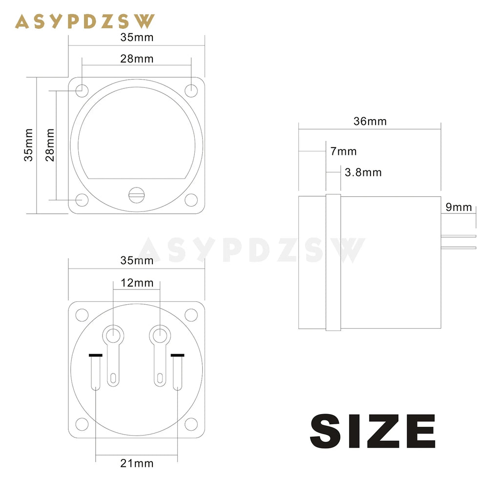 ASYPDZSW VU358 VU Level LM358 Audio Meter driver DIY Kit/Finished board +2 PCS With warm LED meter head Adjustable sensitivity