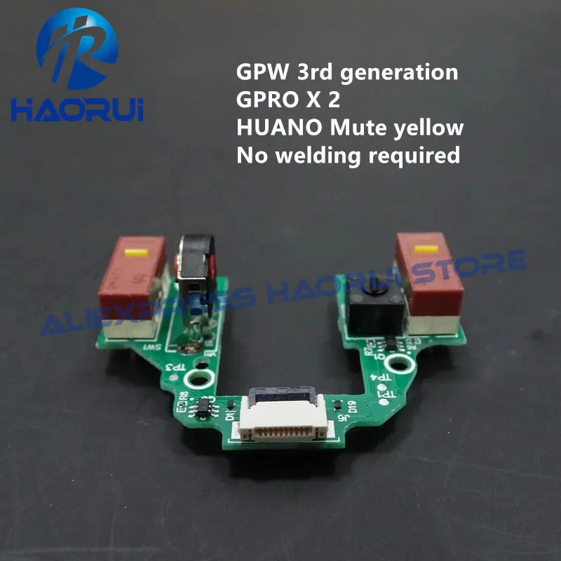 Latest GPW 3 Mouse PCB Board Micro Switch Button for Logitech G Pro X Superlight 2 Welding Free Motherboard Microswitch Encoder
