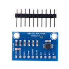ADS1115 ADC Analog-to-Digital Converter Module with Programmable Gain Amplifier 16 Bit I2C 2.0V To 5.5V for Arduino Raspberry Pi
